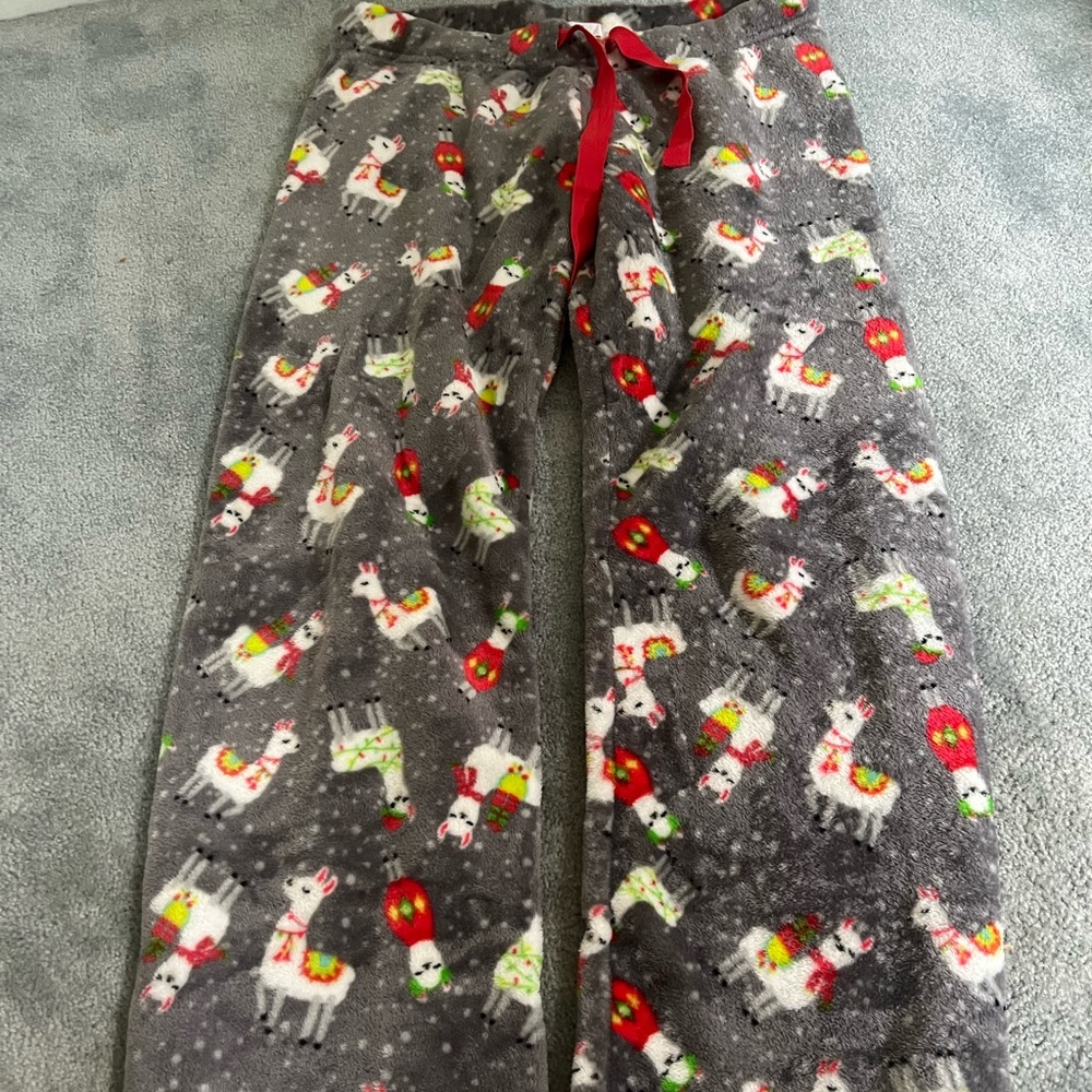 Llama Christmas Pajama Pants